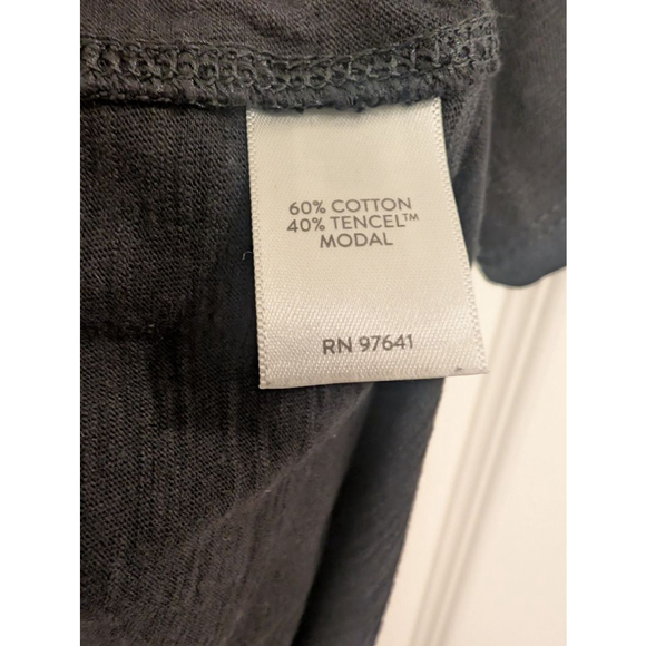 Women's J.Jill Black Short Sleeve Tee Plus Size 4X basic wardrobe staple - Picture 5 of 6